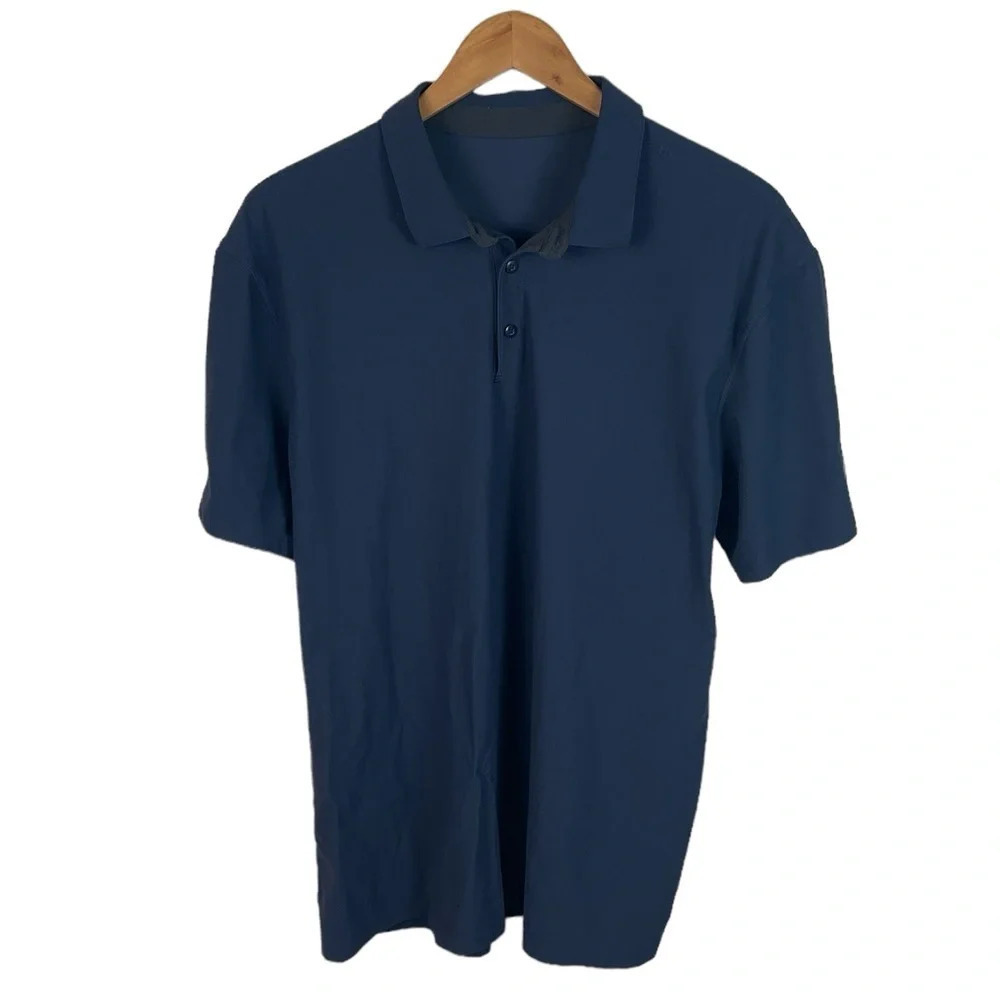 PO14 Men’s Lululemon athletica Performance Stretch Polo Shirt XL